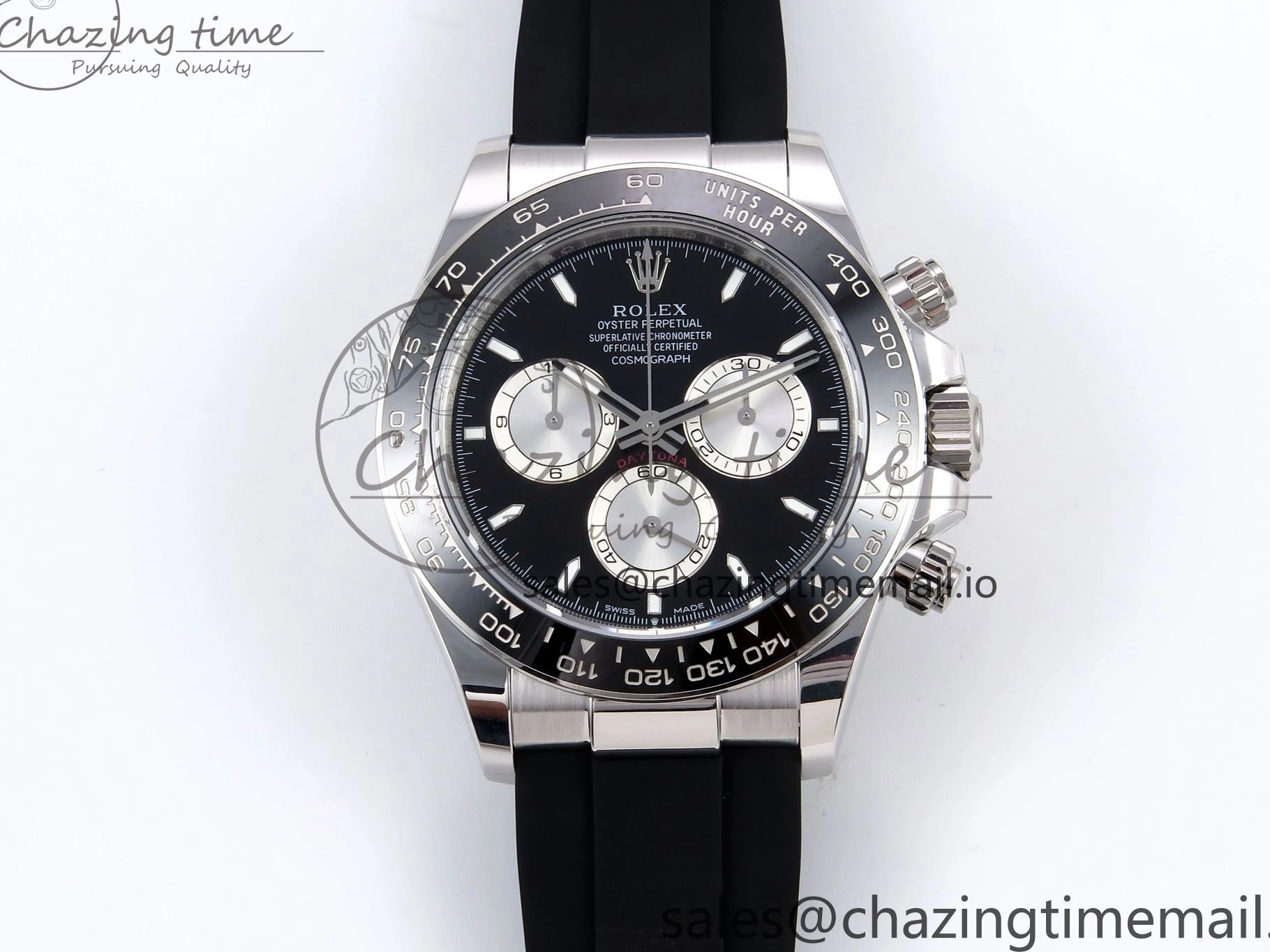 MiroTime 0212 Daytona 126519 LN APSF 1:1 Best Edition Black Dial on Oysterflex Strap SH4131（Gain Weight） StreetReady 1029